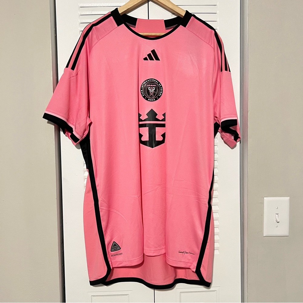 NEW Adidas Inter Miami CF 24/25 Home Pink Jersey Men's Size 2XL